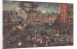 Village Kermesse by Hans Bol
