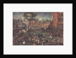 Village Kermesse by Hans Bol