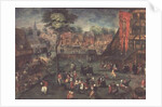 Village Kermesse by Hans Bol