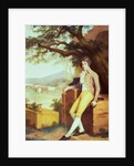 Portrait of Colonel David La Touche of Marcey with the Amphitheatre of Taormina and Etna Behind by Anna Nistri Tonelli