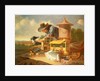 A Birdcatcher and His Dog by Antonius Leemans