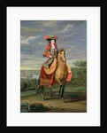 La Comtesse de Soissons Riding with a View of the Chateau de Vincennes by Jean-Baptiste Martin