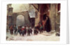 Snow Scene: Children Leaving School, c.1853 by Marc Louis Benjamin Vautier
