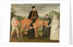 Portrait of Philip II, the Duke of Alencon, the Duke of Alba, William of Orange and Queen Elizabeth I by Philip Moro