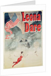 Ballooning: `Leona Dare' poster, 1890 by Jules Cheret