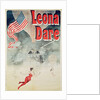 Ballooning: `Leona Dare' poster, 1890 by Jules Cheret