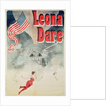 Ballooning: `Leona Dare' poster, 1890 by Jules Cheret