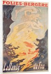 Folies Bergere: la Danse du Feu, France 1897 by Jules Cheret