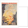 Folies Bergere: la Danse du Feu, France 1897 by Jules Cheret