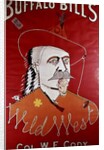 Poster advertising Buffalo Bill's Wild West show, published by Weiners Ltd., London by English School