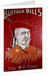 Poster advertising Buffalo Bill's Wild West show, published by Weiners Ltd., London by English School