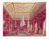 The Crimson Drawing Room, Carlton House from Pyne's 'Royal Residences', 1818 by William Henry Pyne