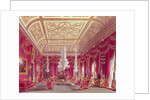 The Crimson Drawing Room, Carlton House from Pyne's 'Royal Residences', 1818 by William Henry Pyne