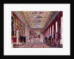 The King's Gallery, Kensington Palace from Pyne's 'Royal Residences', 1818 by William Henry Pyne