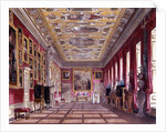 The King's Gallery, Kensington Palace from Pyne's 'Royal Residences', 1818 by William Henry Pyne