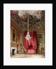 Queen Mary's State Bed Chamber, Hampton Court from Pyne's 'Royal Residences', 1818 by William Henry Pyne