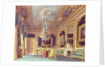 The Blue Velvet Room, Carlton House from Pyne's 'Royal Residences', 1818 by William Henry Pyne