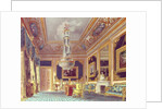 The Blue Velvet Room, Carlton House from Pyne's 'Royal Residences', 1818 by William Henry Pyne