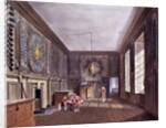 The Guard Chamber, St. James' Palace from Pyne's 'Royal Residences', 1818 by William Henry Pyne