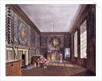 The Guard Chamber, St. James' Palace from Pyne's 'Royal Residences', 1818 by William Henry Pyne
