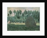 Haystacks near Giverny, c.1884-89 by Claude Monet