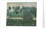 Haystacks near Giverny, c.1884-89 by Claude Monet