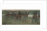 Racehorses by Edgar Degas