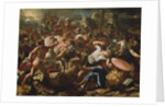 The Battle between the Israelites and the Amorites, 1625-26 by Nicolas Poussin