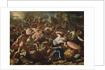 The Battle between the Israelites and the Amorites, 1625-26 by Nicolas Poussin