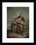 Poor Woman with Children by Jacques Dumont