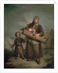Poor Woman with Children by Jacques Dumont