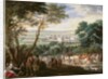 Louis XIV at Vincennes by Adam Frans van der Meulen