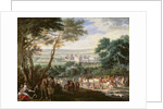 Louis XIV at Vincennes by Adam Frans van der Meulen