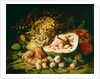 Still Life of Fruit on a Ledge by Frans Snyders or Snijders
