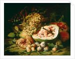 Still Life of Fruit on a Ledge by Frans Snyders or Snijders