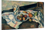 Still Life of Peaches and Pears, 1888-90 by Paul Cezanne