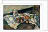 Still Life of Peaches and Pears, 1888-90 by Paul Cezanne