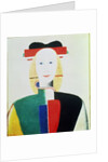 The Girl with the Hat by Kazimir Severinovich Malevich