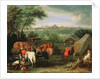 The Army of Louis XIV before Tournai by Adam Frans van der Meulen