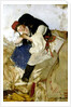 Husking Corn, 1885 by Simon Hollosy