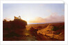 Romantic Landscape, 1860 by Antal Ligeti