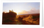 Romantic Landscape, 1860 by Antal Ligeti