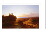 Romantic Landscape, 1860 by Antal Ligeti