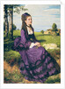 Woman in Violet, 1874 by Pal Szinyei Merse