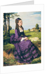 Woman in Violet, 1874 by Pal Szinyei Merse