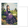 Woman in Violet, 1874 by Pal Szinyei Merse