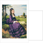 Woman in Violet, 1874 by Pal Szinyei Merse