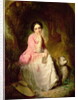 Woman Seated in a forest glade by Gyorgyi Giergl Alajos