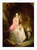 Woman Seated in a forest glade by Gyorgyi Giergl Alajos