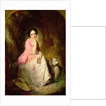 Woman Seated in a forest glade by Gyorgyi Giergl Alajos